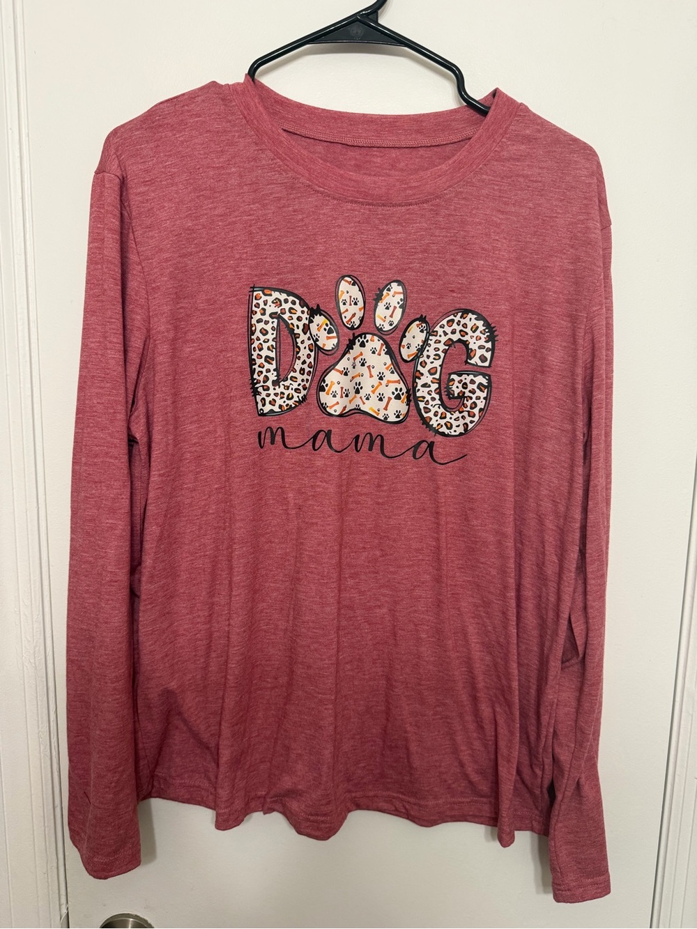 NWOT Dog Mama Long Sleeve Tee
